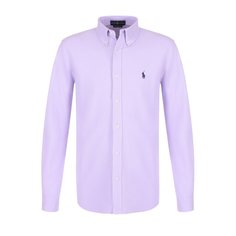 Хлопковая рубашка с воротником button down Polo Ralph Lauren