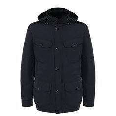 Пуховая куртка на молнии с воротником-стойкой Polo Ralph Lauren