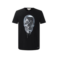Хлопковая футболка Alexander McQueen