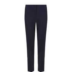 Однотонные брюки из смеси шерсти и шелка со стрелками Ralph Lauren