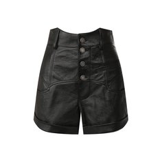 Кожаные шорты Saint Laurent