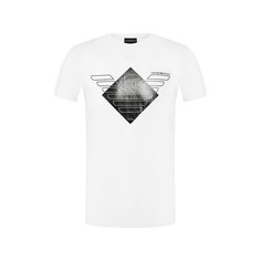 Хлопковая футболка Emporio Armani