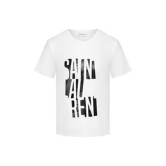 Хлопковая футболка Saint Laurent