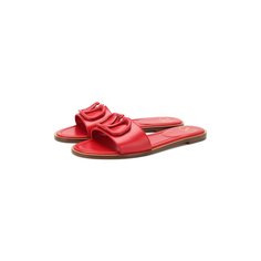 Кожаные шлепанцы Valentino Garavani VLOGO Valentino