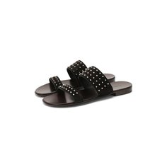 Замшевые шлепанцы Giuseppe Zanotti Design