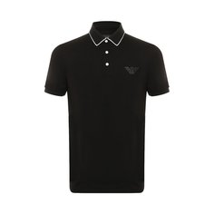 Хлопковое поло Emporio Armani