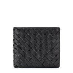 Кожаное портмоне с плетением intrecciato Bottega Veneta