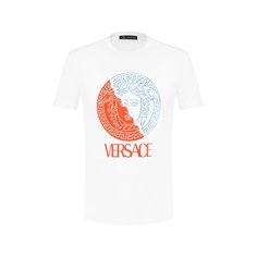 Хлопковая футболка Versace