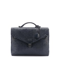 Кожаный портфель с плетением intrecciato Bottega Veneta