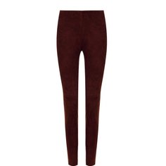 Замшевые брюки-скинни Ralph Lauren