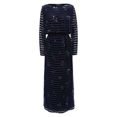 Платье из смеси вискозы и шелка Giorgio Armani