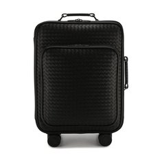 Кожаный дорожный чемодан на колесиках Bottega Veneta