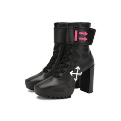 Кожаные ботильоны Off-White