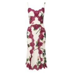 Платье из смеси шелка и хлопка Dolce & Gabbana