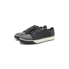 Замшевые кеды Lanvin