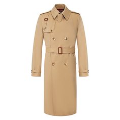 Хлопковый тренч Alexander McQueen