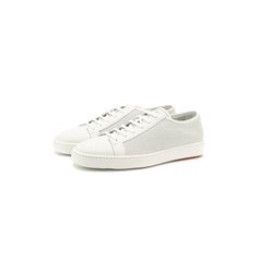 Кожаные кеды Santoni