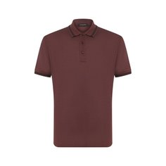 Поло из смеси хлопка и шелка Ermenegildo Zegna