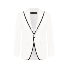 Пиджак из смеси хлопка и шелка Dsquared2