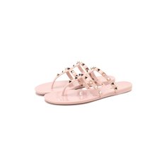 Резиновые шлепанцы Valentino Garavani Rockstud Valentino