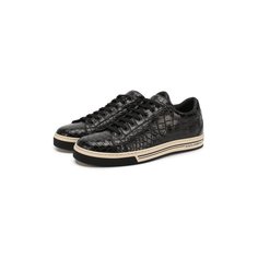 Кеды из кожи крокодила Roma Dolce & Gabbana
