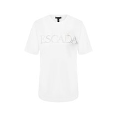 Хлопковая футболка Escada