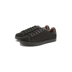 Замшевые кеды Gianvito Rossi