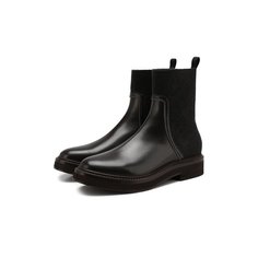 Кожаные ботинки Brunello Cucinelli