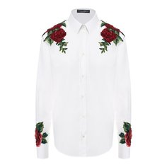 Хлопковая рубашка Dolce & Gabbana