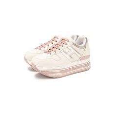 Кожаные кроссовки Maxi Platform Hogan