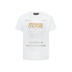 Хлопковая футболка Versace Jeans Couture