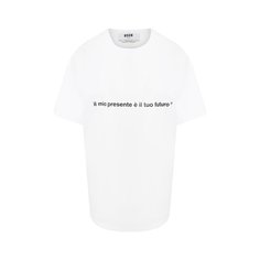 Хлопковая футболка MSGM