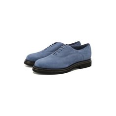 Замшевые оксфорды Santoni