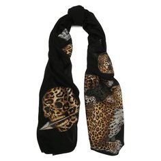 Шелковый шарф Alexander McQueen