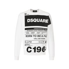 Хлопковый свитшот Dsquared2