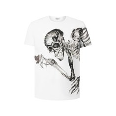 Хлопковая футболка Alexander McQueen