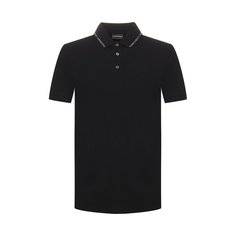 Хлопковое поло Emporio Armani