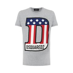 Футболка из смеси хлопка и вискозы Dsquared2