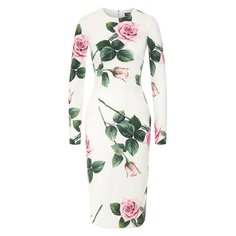 Платье из вискозы Dolce & Gabbana