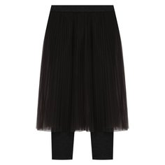 Шерстяные леггинсы с юбкой Brunello Cucinelli