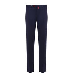 Шерстяные брюки прямого кроя Kiton