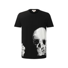 Хлопковая футболка Alexander McQueen