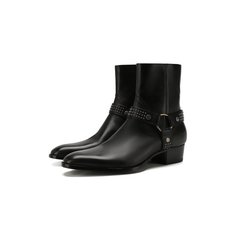 Кожаные сапоги Wyatt Saint Laurent