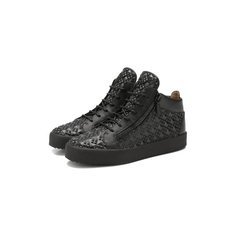 Кожаные кеды Kriss Studs Giuseppe Zanotti Design