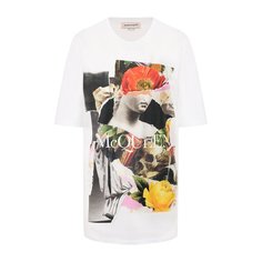 Хлопковая футболка Alexander McQueen