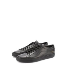 Кожаные кеды на шнуровке Common Projects