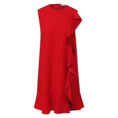 Платье с оборками REDVALENTINO