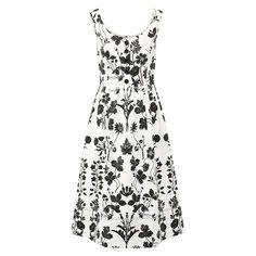 Хлопковое платье Oscar de la Renta