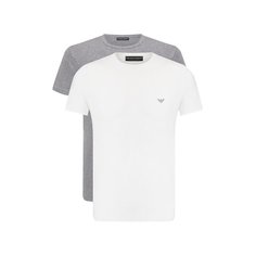 Комплект из двух хлопковых футболок Emporio Armani