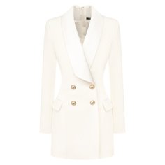 Шерстяное платье Balmain